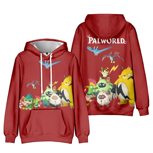 Palworld Pals Hoodie - Red