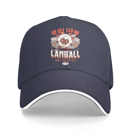 Navy Blue Lamball Palworld Cap